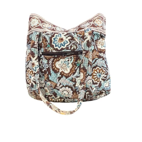 Vera Bradley Small Tic Tac Tote - Java Blue - Picture 3 of 10